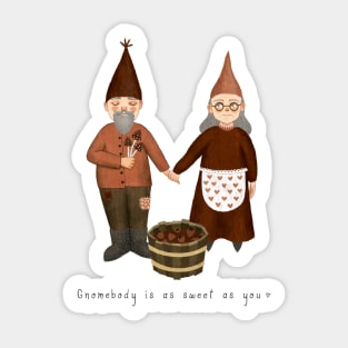 Gnomes in Love Sticker